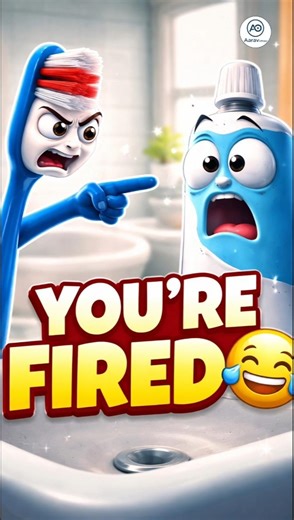 Toothbrush ne toothpaste ko job se nikaal diya😂#funny#comedy#shorts#ytshorts#shortsfeed#youtube