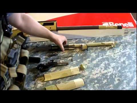BENELLI M4 super 90 : how to fieldstrip this uber shotgun by USSQUADS