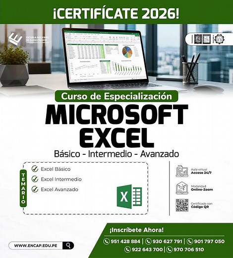 💻 COURSE: MICROSOFT EXCEL (BASIC, INTERMEDIATE, ADVANCED)