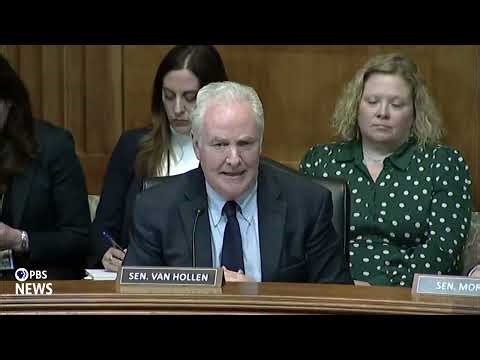 WATCH: Sen. Van Hollen, Patel clash over allegations of excessive drinking by FBI director