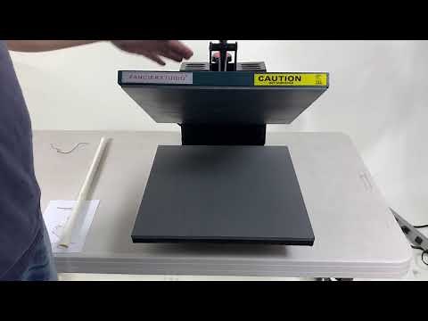 fancierstudio power Heat Press Setup