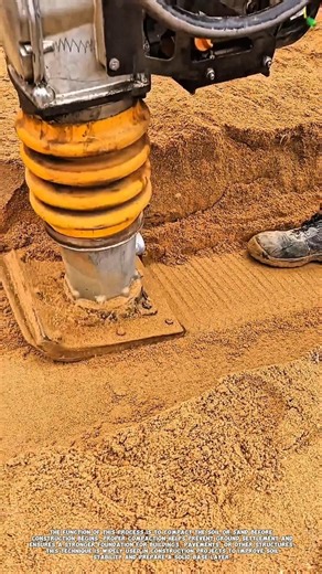 Soil Compaction Using Tamping Rammer Machine | Smart Construction Technique.