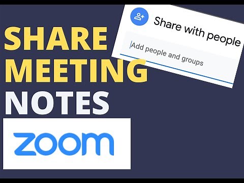 How to SHARE a Document in Zoom