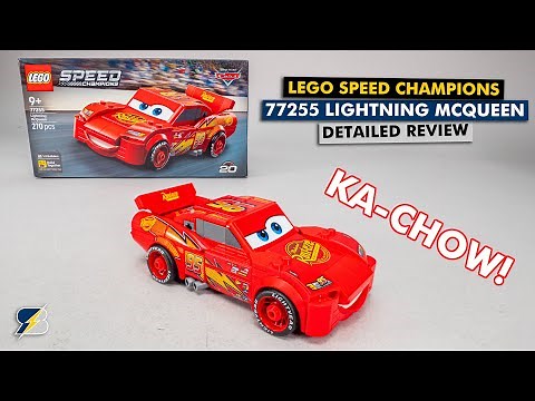 LEGO 77255 Speed Champions Lightning McQueen detailed building review - the strangest SC build yet?