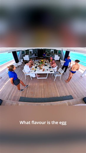 Dish soap eggs 😋 #BelowDeckDownUnder Stream Free on ThreeNow | below deck