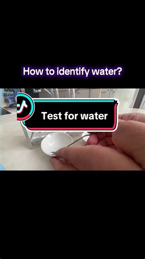 How to identify water?