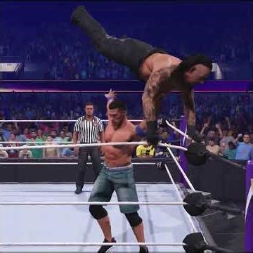 WWE JohnCena vs Undertaker Brutal Match 😲 #shorts #short #wwe2k25 #wwe2k24