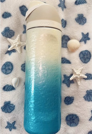 My New Owala Water Bottle: Ocean Vibes 🌊🐚🐬