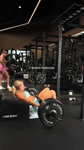 Glutes & Hamstrings Workout 1. Barbell Hipthrusts 2. Barbell Rdl’s ...