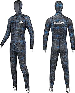 Men Women Full Body Scuba Rash Guard Swimwear Wetsuit,Long Sleeve UV Protection Swimsuit Surfing Swimming Diving Snorkeling Suits for Water Sports