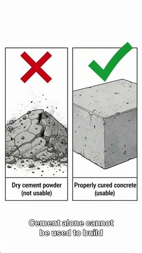 Cement and Concrete Basics | Difference Between Cement and Concrete Explained |
