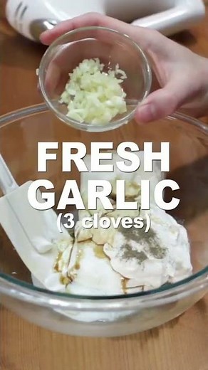 Easy Garlic Dip #shorts