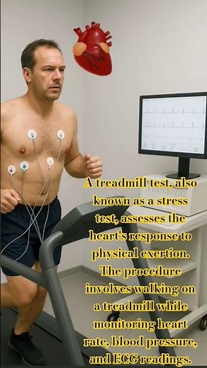 Treadmill stress test🫀#ecginterpretation