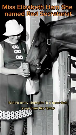 Secretariat’s Quiet Moment ❤️ The Bond Behind a Racing Legend #secretariat #triplecrown