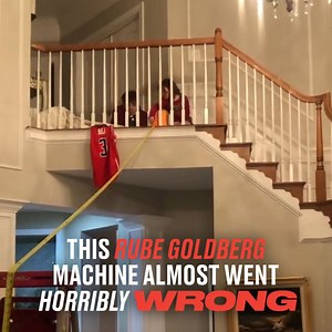 Rube Goldberg machines don't always go to plan... 😂 | LADbible