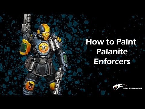How to Paint Palanite Enforcers for Necromunda