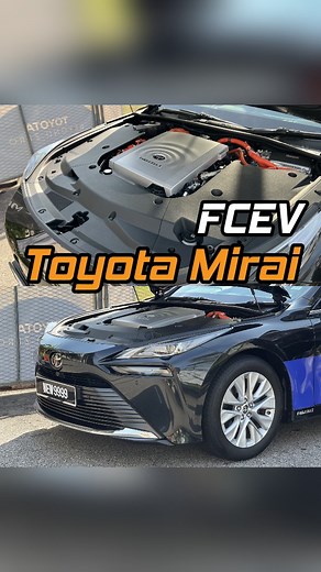 Toyota Mirai - Fuel Cell Electric Vehicle (FCEV) Mirai combines hydrogen with oxygen from the outside air to generate power-without creating emissions. Hydrogen Air = Electricity The only by-product is water. Mirai’s hydrogen fuel tanks have been rigorously tested. If the hydrogen sensors detect a leak or a collision, the hydrogen tank valves will automatically close to prevent more hydrogen from escaping while any hydrogen that is leaked will safely return to the atmosphere. #hydrogen #mirai #t
