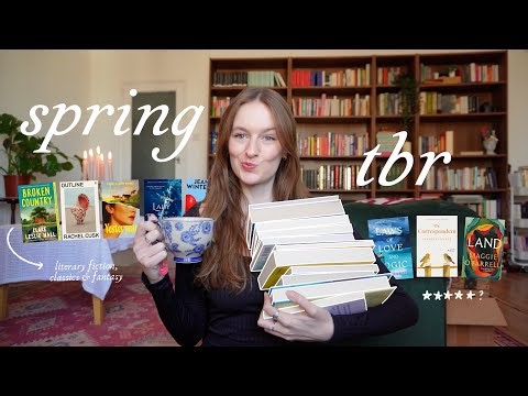 my spring TBR ⭐️ (literary fiction, translated, classic literature + fantasy I CANNOT wait to read)