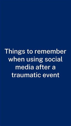 NSW Health on Instagram: "The impact of recent traumatic events can cause distress and a range of other emotions. These feelings are valid and normal. Jacki Bracey, Child and Adolescent Mental Health Coordinator, South East Sydney Local Health District, discusses things to remember when using social media after a traumatic event and the importance of human contact. Support is available. Please reach out if you need to. Mental health clinicians are on the ground between 8AM and 8PM at Bondi and C