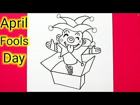 April Fools Day Drawing | How to Draw April Fools | All Real Draw