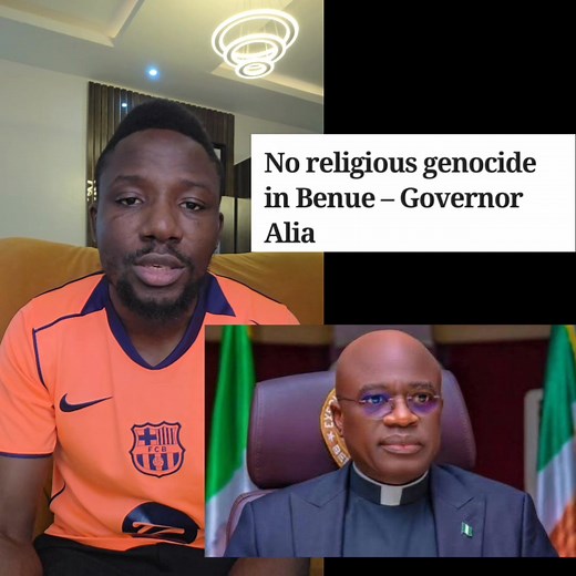 I am a priest, I cannot lie, there is no genocide in Benue -Gov/Rev father Hyacinth Alia | NewsMattazz with Princewill