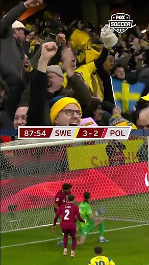 The goal that sent Sweden to the FIFA World Cup 🇸🇪🔥
