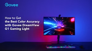 Watch How to Get the Best Color Accuracy with Govee DreamView G1 on Amazon Live