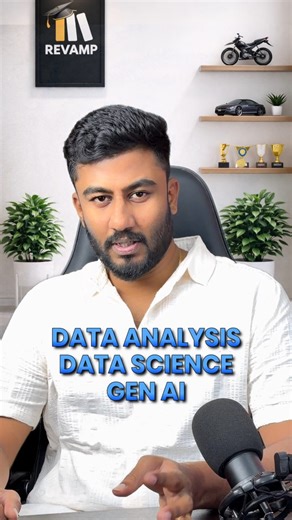 REVAMP || E-Learning || Internships || Placements on Instagram: "3 - 4 Months Live Training + Internship + Placement Guidance - Ellaam JUST ₹5999 dhaan 💻🔥 Python la start panni SQL, Excel, Power BI, Tableau, ML, DL, NLP & GEN AI varaikum Complete Training 📊🤖 Live Online Classes + Lifetime Recordings 🎥 + Real Client Projects + Internship Opportunity 👨🏻‍💻 Offers closing soon - Click the link below & Enrol to join our Next Live Batch ❤️ 📞 Contact – 8072948266 to confirm your slot! [DataSci