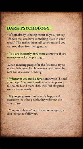 Dark Psychology: 5 Master Hacks for Social Influence #darkpsychology #selfimprovement #mindset