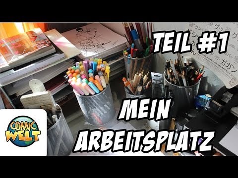 Manga Kurs #1 Einleitung / mein Arbeitsplatz