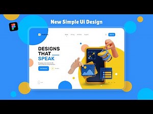 Easy & Modern Interactive Figma Website UI Design Tutorial for Beginners: Step-by-Step Guide