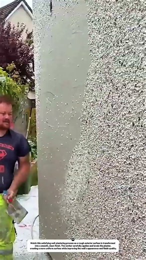 Amazing Wall Plastering Transformation | Rough Wall to Smooth Finish
