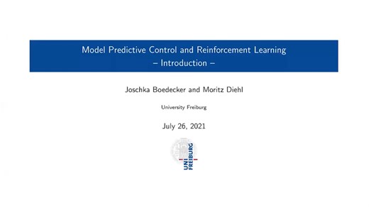 MPC and RL【模型预测控制与强化学习】-1-Introduction