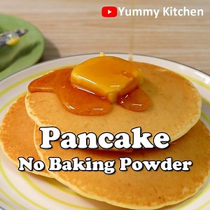 4.5M views · 11K reactions | How to Cook Fluffy Pancake without Baking Powder No baking powder? No problem! Here's a very easy recipe of fluffy and soft pancake that doesn't need baking powder. | Yummy Kitchen | Facebook