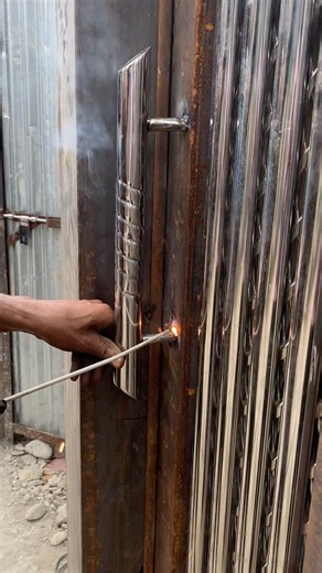 Steel handle welding #fabrication #welding #shortsfeed #shorts #umerwelder