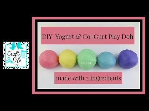Craft Life ~ Jacy and Kacy DIY ~ Go-Gurt & Yogurt Play Doh Tutorial
