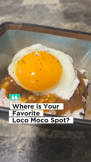 Joe | Firefighter Foodie Hawaii on Instagram: "🍳 Ever wonder who invented the Loco Moco? It all started right here in Hawaiʻi back in the 1940s — hungry teens at a Hilo café wanted something hearty, quick, and affordable. The chef threw together rice, a hamburger patty, brown gravy, and a fried egg… and boom — the Loco Moco was born. I made mine with ground prime rib patty over rice, smothered in @nohfoodsofhawaii gravy 🤙🙌🏻 and topped with the perfect sunny side up egg. This local legend — t