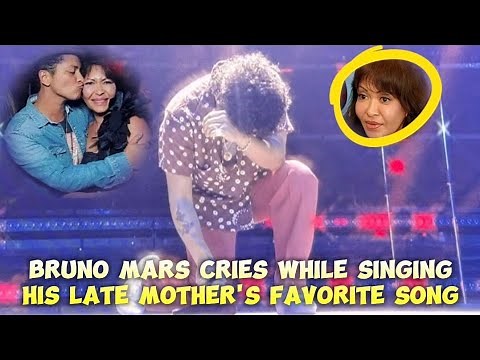 Bruno Mars CRIES Singing ‘When I Was Your Man’ For His Late Mother | The Emotional Las Vegas Finale