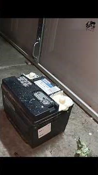 How To Clean Corrosion From A Car Battery #shorts #battery #cleaning