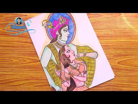 لمحات من الهند || رسومات عن الهند || رسومات هنديه || رسم لمحات عن الهند || 1