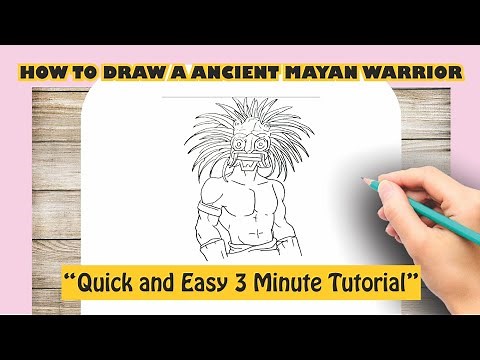 How to Draw A Ancient Mayan Warrior