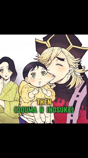 Doma and inosuke Then & Now 💔 #demonslayer #shorts