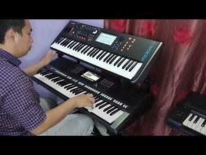 双电子琴演奏 妈妈请你也保重 (Cover by~Bu)