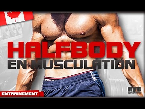 The HALFBODY PROGRAM in bodybuilding