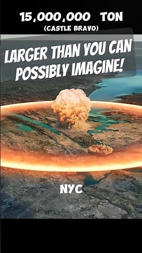 Nuclear Explosion True Scale