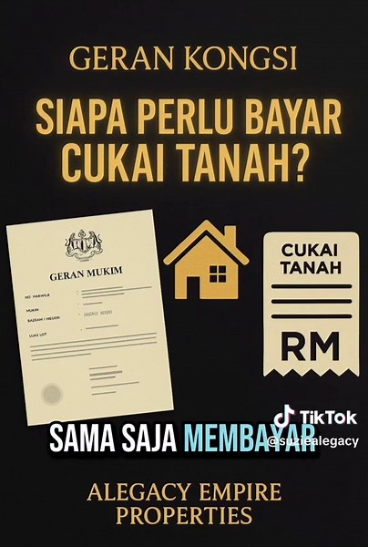 Geran Kongsi: Kewajipan Bayar Cukai Tanah