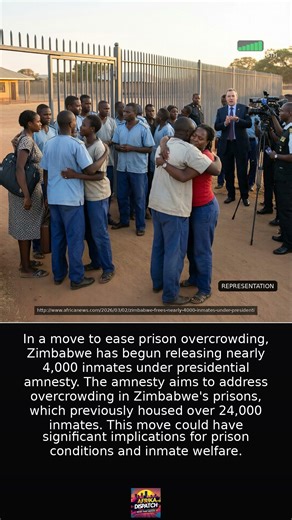 Zimbabwe Frees Nearly 4,000 Inmates Under Presidential Amnesty