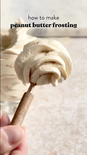 Easy! Peanut butter frosting recipe!