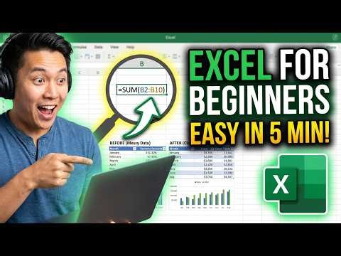 Excel for Beginners on PC | Learn Spreadsheets Fast