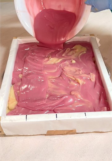 This is 💞Romance💞🧼 the scent is a warm, sensual, aroma nuanced with patchouli and blackberry with the soft notes of vanilla and sandalwood. It’s one of our OG soaps we made when we first started this soap journey. It’s a fans favourite! #soapmakersoftiktok #soapmaking #handmadesoap #satisfyingvideo #giftsforher #coldprocesssoap #billieeilish